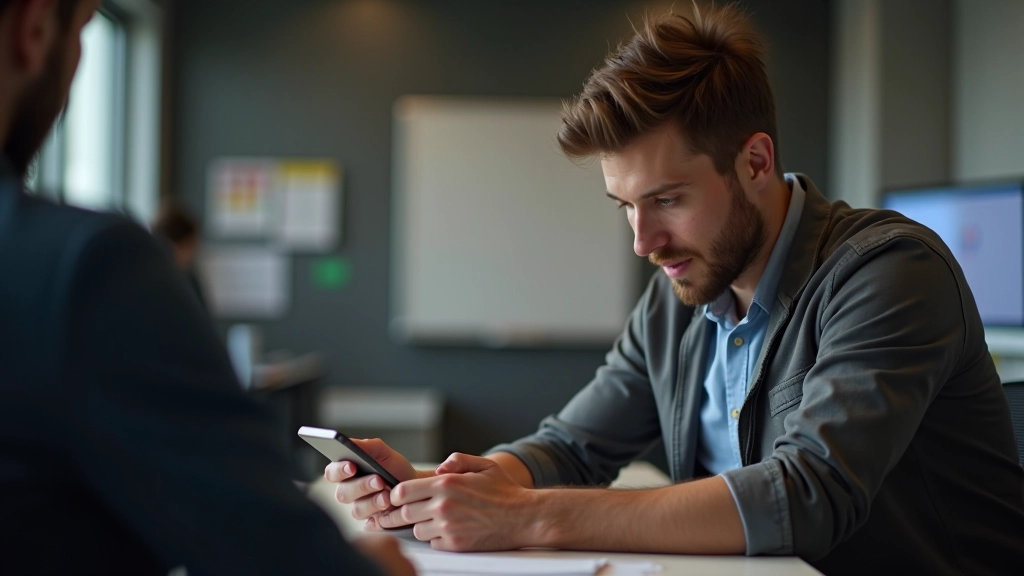 Sessione di usability testing con utente che interagisce con prototipo su schermo, osservatore che prende note